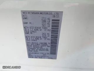 2015 Nissan Pathfinder S with VIN 5N1AR2MM3FC701136, listed as a IAAI auction lot 41630235 with 187,162 mi miles. Bid and sale history available at carsss.com. Image 9.