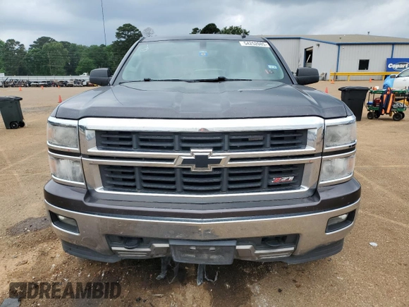 2014 Chevrolet Silverado 1500 LT with VIN 3GCUKREC6EG240496, listed as a Copart auction lot 54252085 with 185,003 mi miles and Salvage Title. Bid and sale history available at DreamBid. Image 5.
