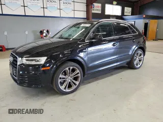 2017 Audi Q3 Prestige with VIN WA1GCCFS0HR002185, listed as a Copart auction lot 76092414 with 100,171 mi miles and Salvage Title. Bid and sale history available at carsss.com. Image 1.