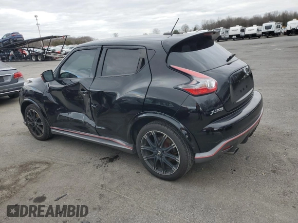 2017 Nissan Juke SL with VIN JN8AF5MR7HT700461, listed as a Copart auction lot 47531955 with 124,965 mi miles and Salvage Title. Bid and sale history available at carsss.com. Image 2.