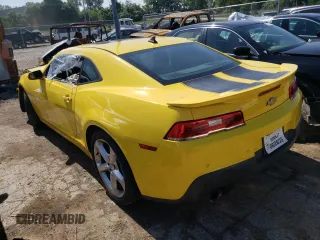 2014 Chevrolet Camaro SS z VIN 2G1FK1EJ1E9213654, wystawiony jako Copart lot #59572943 z przebiegiem Nie podano mil oraz Szkoda całkowita • Salvage title. Historia ofert i sprzedaży dostępna na DreamBid. Obrazek 2.