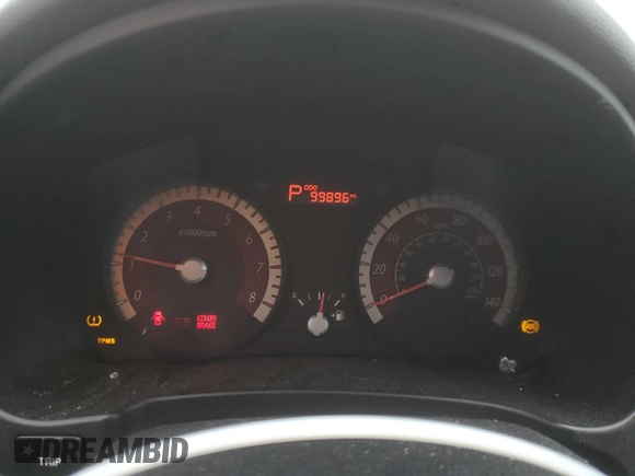 2010 Kia Rio LX with VIN KNADH4A39A6598630, listed as a Copart auction lot 51523545 with 99,896 mi miles and Non Repairable. Bid and sale history available at carsss.com. Image 9.