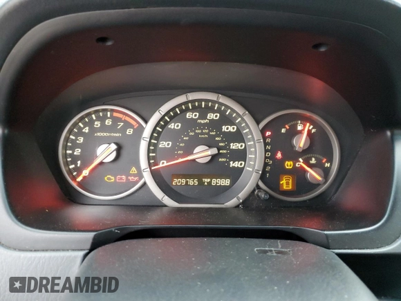 2006 Honda Pilot EX-L with VIN 2HKYF18506H508780, listed as a Copart auction lot 45502155 with 209,765 mi miles and Salvage Title. Bid and sale history available at DreamBid. Image 9.