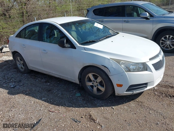 2012 Chevrolet Cruze LS with VIN 1G1PC5SH8C7376858, listed as a IAAI auction lot 41941078 with 160,599 mi miles. Bid and sale history available at carsss.com. Image 1.