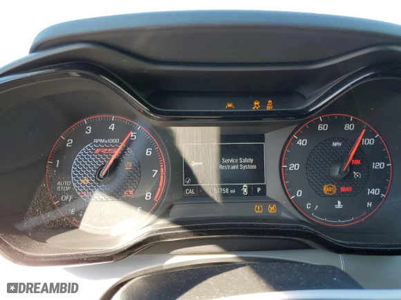 2024 Chevrolet Trax 1RS with VIN KL77LGE27RC036009, listed as a Copart auction lot 46897685 with 51,758 mi miles and Salvage Title. Bid and sale history available at carsss.com. Image 9.