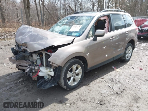 2015 Subaru Forester 2.5i Premium with VIN JF2SJADC9FH586208, listed as a IAAI auction lot 41929248 with 55,540 mi miles. Bid and sale history available at carsss.com. Image 2.