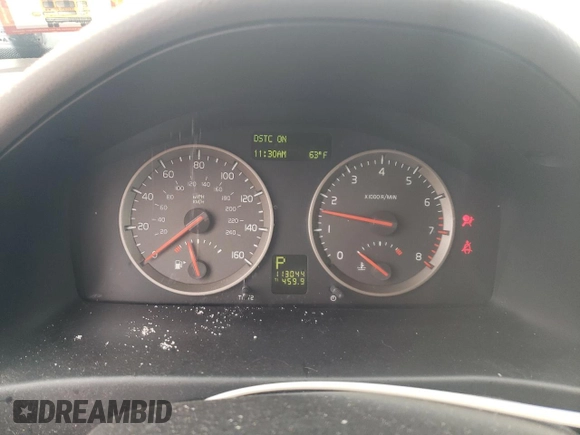 2007 Volvo V50 2.5L Turbo with VIN YV1MJ682672282158, listed as a Copart auction lot 81551624 with 113,044 mi miles and Salvage Title. Bid and sale history available at carsss.com. Image 9.