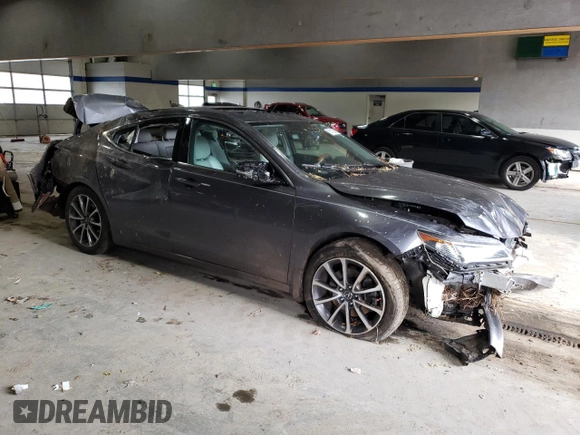 2017 Acura TLX V6 w/Technology Pkg with VIN 19UUB2F52HA001359, listed as a Copart auction lot 85710594 with 0 mi miles and Salvage Title. Bid and sale history available at carsss.com. Image 4.