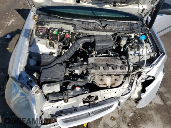1997 Honda Civic DX with VIN 1HGEJ6127VL029010, listed as a Copart auction lot 79912244 with 268,453 mi miles and Salvage Title. Bid and sale history available at carsss.com. Image 11.