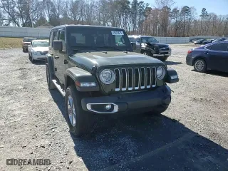 2022 Jeep Wrangler Unlimited Sahara with VIN 1C4HJXENXNW161991, listed as a Copart auction lot 45223675 with 0 mi miles and Salvage Title. Bid and sale history available at carsss.com. Image 11.