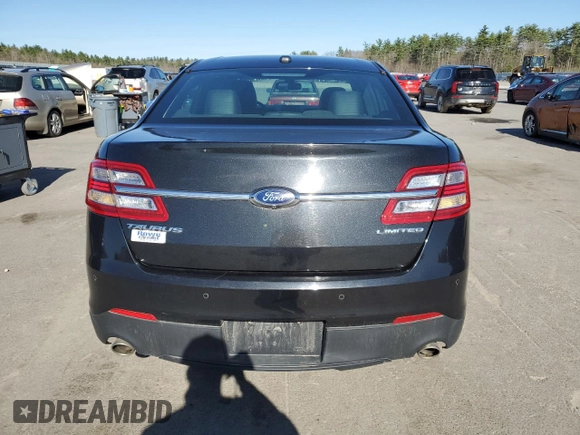 2015 Ford Taurus Limited with VIN 1FAHP2F81FG117650, listed as a Copart auction lot 55126245 with 201,909 mi miles and Salvage title. Bid and sale history available at DreamBid. Image 6.