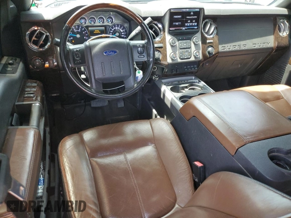 2013 Ford F-250 XL with VIN 1FT7W2BT1DEB69825, listed as a Copart auction lot 60262245 with 132,596 mi miles and Salvage title. Bid and sale history available at DreamBid. Image 8.