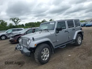 2017 Jeep Wrangler Unlimited Sahara с VIN 1C4HJWEG0HL636775, выставлен на аукционе Copart как лот 57797345 с пробегом 110 468 миль миль и Списание • Salvage title. История ставок и продаж доступна на DreamBid. Изображение 1.
