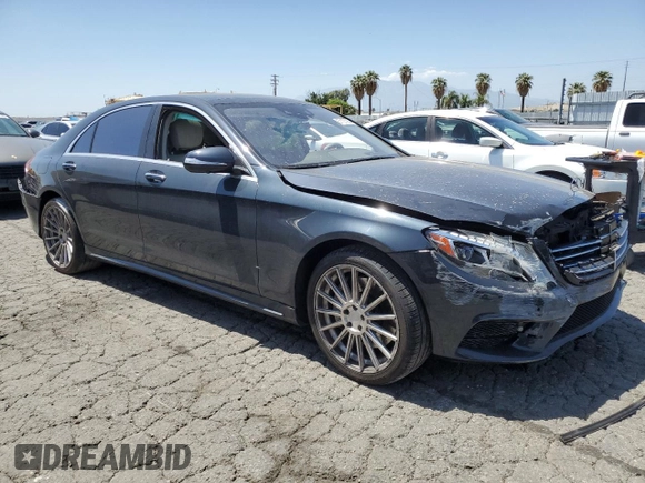 2015 Mercedes-Benz S 550 z VIN WDDUG8CB6FA170302, wystawiony jako Copart lot #57127035 z przebiegiem Nie podano mil oraz Szkoda całkowita • Salvage title. Historia ofert i sprzedaży dostępna na DreamBid. Obrazek 4.