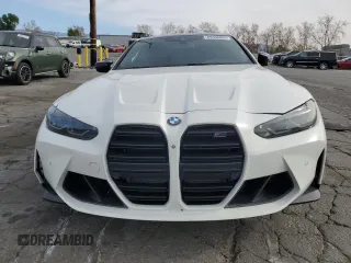 2021 BMW M4 Competition with VIN WBS33AZ09MCH29191, listed as a Copart auction lot 89396805 with Not Provided miles and Salvage Title. Bid and sale history available at carsss.com. Image 5.