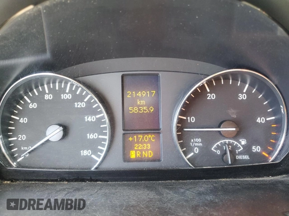 2018 Mercedes-Benz Sprinter with VIN WD3BE8CD8JP589258, listed as a Copart auction lot 54836435 with 214,917 mi miles and Clean Title. Bid and sale history available at DreamBid. Image 9.