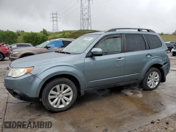 2012 Subaru Forester X Premium with VIN JF2SHADC7CH400060, listed as a Copart auction lot 59398835 with 131,826 mi miles and Salvage title. Bid and sale history available at DreamBid. Image 1.