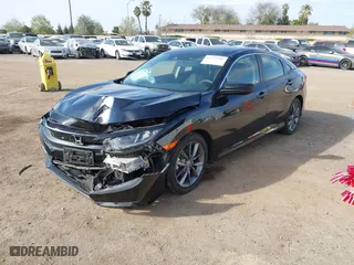 2019 Honda Civic Sedan EX-L with VIN JHMFC1F71KX001405, listed as a IAAI auction lot 41772202 with 46,281 mi miles. Bid and sale history available at carsss.com. Image 17.