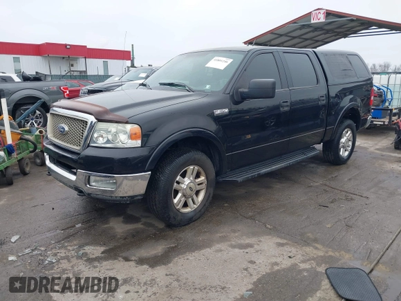 2004 Ford F-150 XLT with VIN 1FTPW14514KC04132, listed as a IAAI auction lot 41801246 with 224,488 mi miles. Bid and sale history available at carsss.com. Image 18.