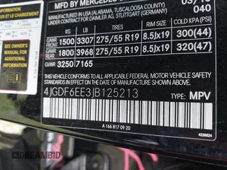 2018 Mercedes-Benz GLS 450 с VIN 4JGDF6EE3JB125213, выставлен на аукционе IAAI как лот 41609572 с пробегом 93 239 миль миль и . История ставок и продаж доступна на DreamBid. Изображение 9.