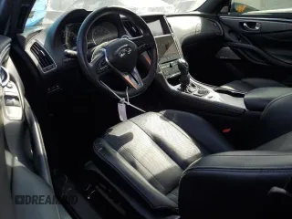 2017 Infiniti Q60 Premium with VIN JN1CV7EK0HM110815, listed as a Copart auction lot 42618875 with 57,303 mi miles and Salvage title. Bid and sale history available at DreamBid. Image 8.