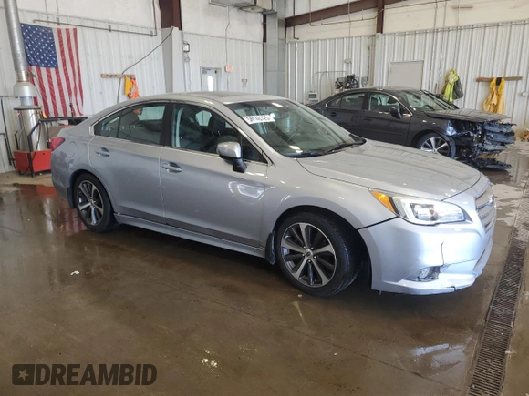2015 Subaru Legacy Limited with VIN 4S3BNBN64F3043685, listed as a Copart auction lot 56140725 with 24,481 mi miles and Salvage title. Bid and sale history available at DreamBid. Image 4.