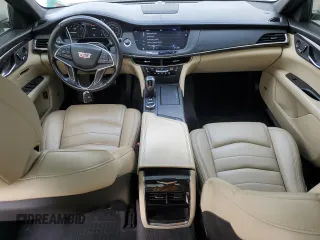 2019 Cadillac CT6 Luxury AWD with VIN 1G6KB5RS7KU123104, listed as a Copart auction lot 54058065 with 75,921 mi miles and Salvage title. Bid and sale history available at DreamBid. Image 8.