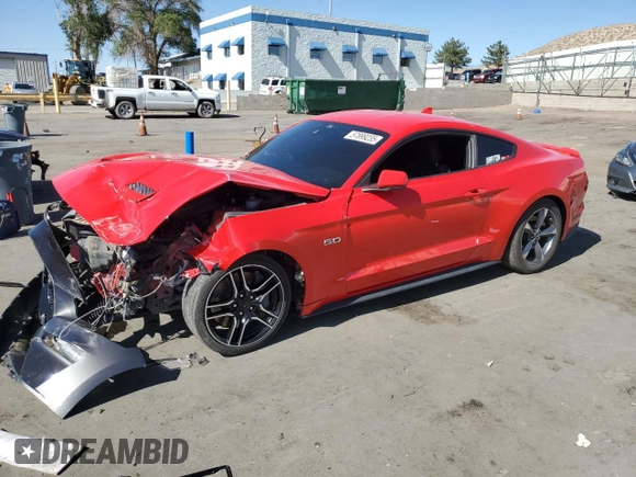 2022 Ford Mustang GT with VIN 1FA6P8CF9N5108380, listed as a Copart auction lot 57899235 with 48,956 mi miles and Salvage title. Bid and sale history available at DreamBid. Image 1.