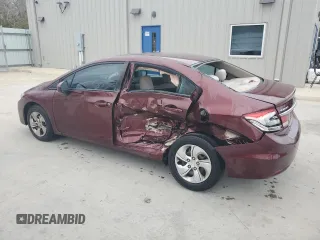 2015 Honda Civic LX with VIN 2HGFB2F50FH557161, listed as a Copart auction lot 46039215 with 133,232 mi miles and Salvage Title. Bid and sale history available at DreamBid. Image 2.