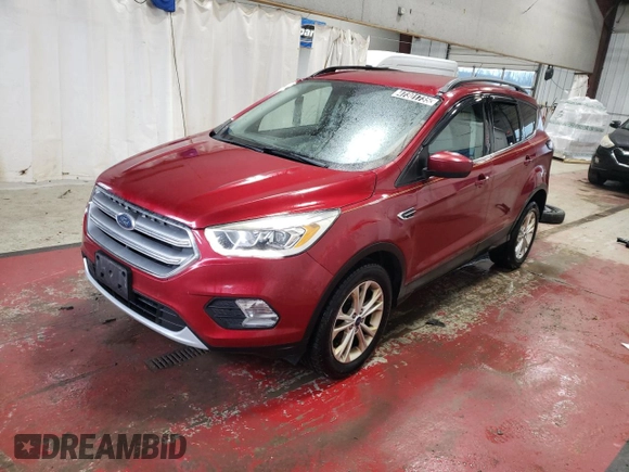2017 Ford Escape SE with VIN 1FMCU9GD8HUE44757, listed as a Copart auction lot 47301735 with 122,429 mi miles and Clean Title. Bid and sale history available at DreamBid. Image 1.