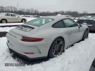 2018 Porsche 911 GT3 with VIN WP0AC2A92JS176459, listed as a Copart auction lot 82401584 with Not Provided miles and Salvage Title. Bid and sale history available at DreamBid. Image 3.