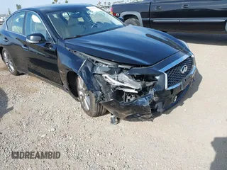 2019 Infiniti Q50 Luxe with VIN JN1EV7AP8KM543395, listed as a IAAI auction lot 42418112 with 43,382 mi miles and . Bid and sale history available at DreamBid. Image 6.