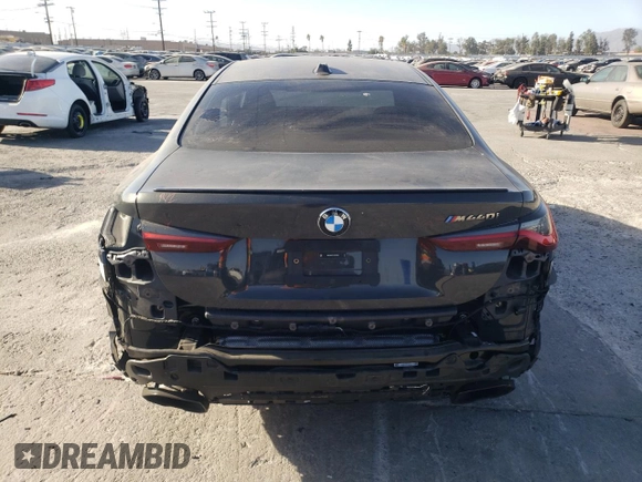 2024 BMW 4 Series M440i with VIN WBA83AP01RCP30000, listed as a Copart auction lot 77032014 with 14,671 mi miles and Salvage Title. Bid and sale history available at carsss.com. Image 6.