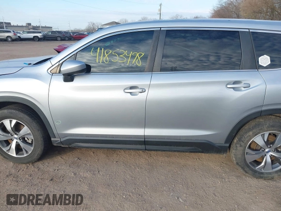 2021 Subaru Ascent Premium with VIN 4S4WMABD8M3448412, listed as a IAAI auction lot 41853498 with 69,603 mi miles and . Bid and sale history available at DreamBid. Image 14.