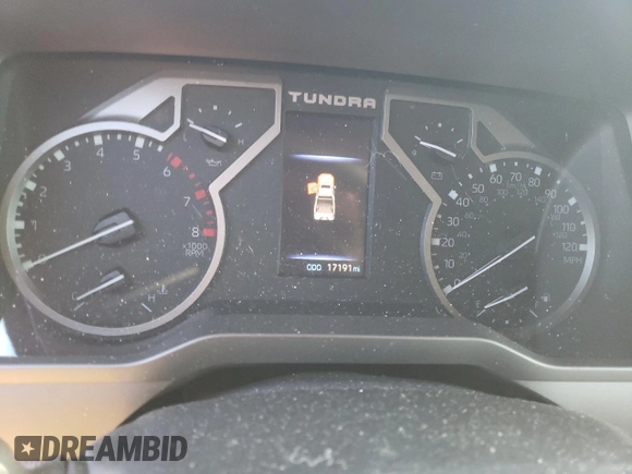 2023 Toyota Tundra 2WD SR5 with VIN 5TFLA5AA1PX026428, listed as a Copart auction lot 87749495 with 17,191 mi miles and Salvage Title. Bid and sale history available at carsss.com. Image 9.