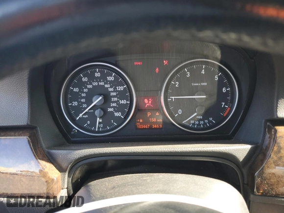 2008 BMW 3 Series 328xi with VIN WBAVC73528KX92212, listed as a Copart auction lot 41846835 with 103,467 mi miles and Salvage Title. Bid and sale history available at carsss.com. Image 9.