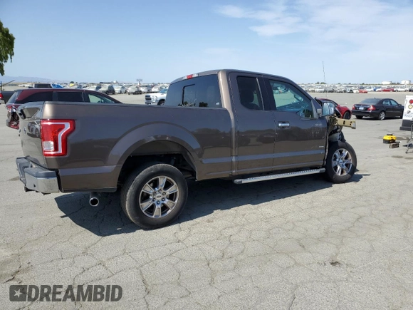2015 Ford F-150 XL with VIN 1FTEX1CP1FKE50804, listed as a Copart auction lot 60172925 with 71,579 mi miles and Salvage title. Bid and sale history available at DreamBid. Image 3.