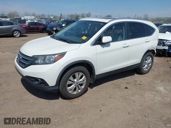 2014 Honda CR-V EX-L with VIN 5J6RM4H7XEL055141, listed as a IAAI auction lot 42074009 with 127,777 mi miles. Bid and sale history available at carsss.com. Image 18.