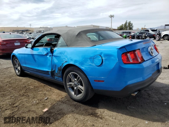 2011 Ford Mustang V6 with VIN 1ZVBP8EM1B5109049, listed as a Copart auction lot 50983205 with 96,485 mi miles and Salvage Title. Bid and sale history available at carsss.com. Image 2.