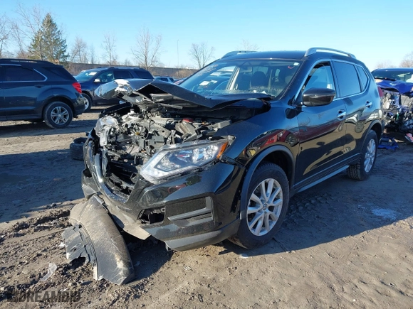 2018 Nissan Rogue S with VIN KNMAT2MV9JP619105, listed as a IAAI auction lot 41843613 with 47,960 mi miles. Bid and sale history available at carsss.com. Image 17.