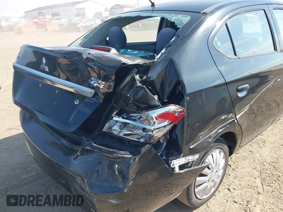 2017 Mitsubishi Mirage G4 ES with VIN ML32F3FJ2HHF18106, listed as a IAAI auction lot 41792573 with 76,931 mi miles. Bid and sale history available at carsss.com. Image 6.