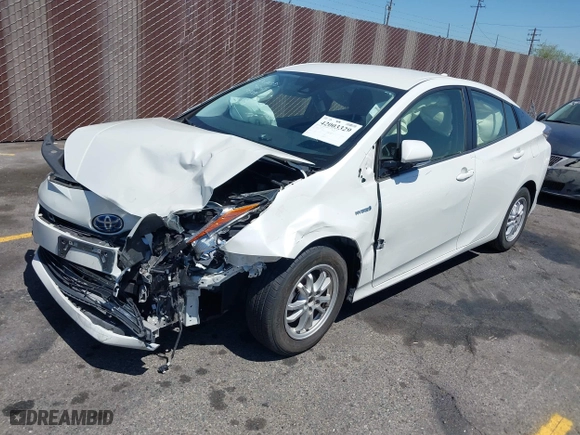 2018 Toyota Prius Two with VIN JTDKBRFU7J3075635, listed as a IAAI auction lot 42003329 with 77,909 mi miles. Bid and sale history available at carsss.com. Image 16.