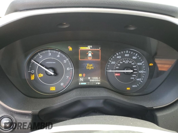 2020 Subaru Impreza Premium with VIN 4S3GTAV68L3727978, listed as a Copart auction lot 59921715 with 99,899 mi miles and Salvage title. Bid and sale history available at DreamBid. Image 9.