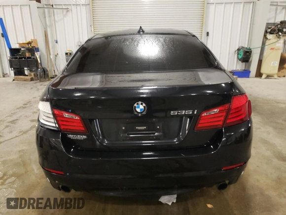 2012 BMW 5 Series 535i xDrive with VIN WBAFU7C56CDU63026, listed as a Copart auction lot 87436144 with 138,808 mi miles and Salvage Title. Bid and sale history available at DreamBid. Image 6.