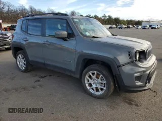 2021 Jeep Renegade Latitude with VIN ZACNJDBB6MPM76100, listed as a Copart auction lot 80125404 with 19,264 mi miles and Salvage title. Bid and sale history available at DreamBid. Image 4.