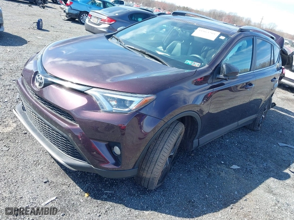 2016 Toyota RAV4 SE with VIN 2T3JFREV4GW533941, listed as a IAAI auction lot 41863201 with 90,421 mi miles. Bid and sale history available at carsss.com. Image 2.