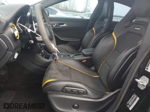 2018 Mercedes-Benz CLA with VIN WDDSJ5CB2JN579356, listed as a Copart auction lot 47038125 with 51,164 mi miles and Salvage Title. Bid and sale history available at carsss.com. Image 7.