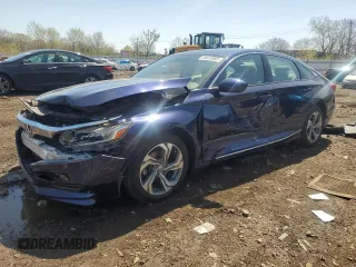 2020 Honda Accord EX with VIN 1HGCV1F45LA047930, listed as a Copart auction lot 54613585 with 30,378 mi miles and Salvage title. Bid and sale history available at DreamBid. Image 1.