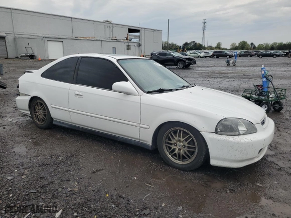 1996 Honda Civic EX with VIN 1HGEJ8243TL027425, listed as a Copart auction lot 52116615 with 243,028 mi miles and Salvage Title. Bid and sale history available at carsss.com. Image 4.
