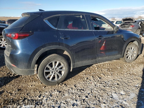 2022 Mazda CX-5 2.5 S Preferred Package with VIN JM3KFBCM0N1591439, listed as a Copart auction lot 45054655 with 56,498 mi miles and Salvage Title. Bid and sale history available at carsss.com. Image 3.